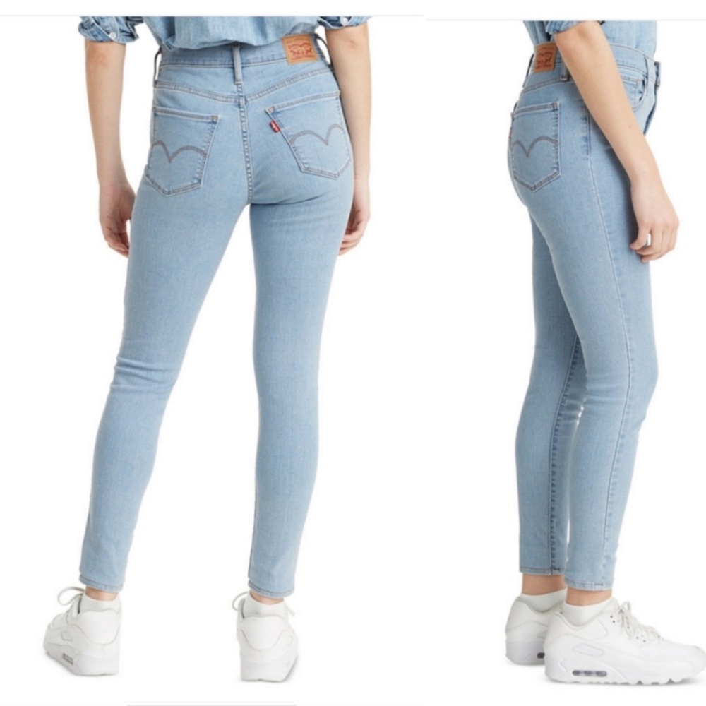 LEVI’S 720 high-rise super skinny size 25 stone washed denim jeans. LEVIS